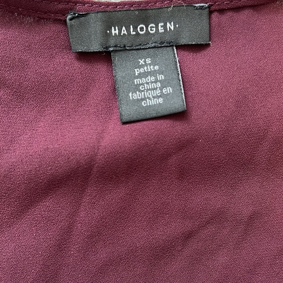 Halogen Plum Blouse XS/P - Picture 5 of 5